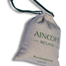 AINMHÍ Ireland Slián Atlantaigh Fhiáin Bath Salts in a beige herringbone drawstring pouch